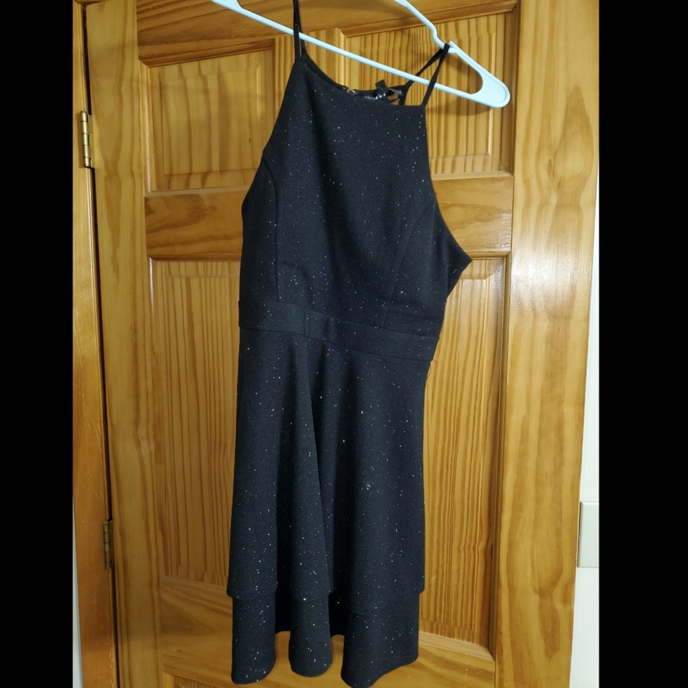 Black cocktail dress